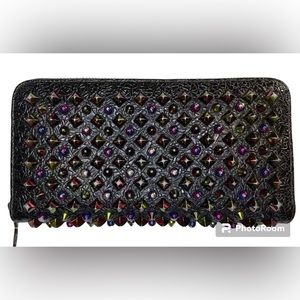 EUC Authentic Christian Louboutin Panettone Gem Wallet